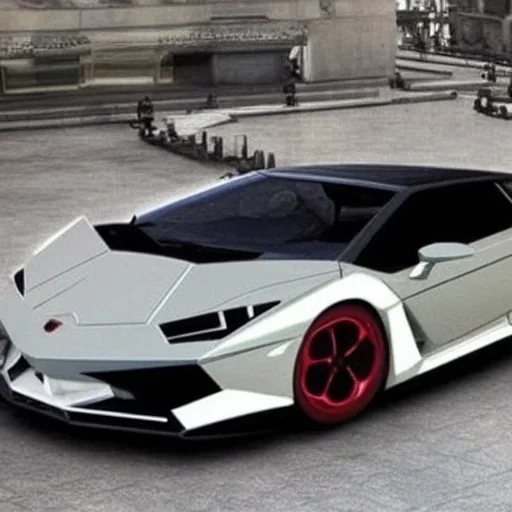 Realistic Futuristic Lamborghini