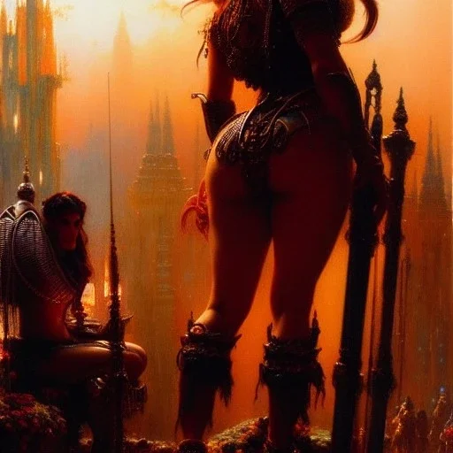 Drawing of beautiful face,'beautiful booty,Busty Widowmaker',intense stare, ancient skintight armor, balanciaga fashion clothe painting by gaston bussiere, greg rutkowski, yoji shinkawa, yoshitaka amano, tsutomu nihei, donato giancola, tim hildebrandt, Oil on canvas, cinematic composition, extreme detail,fit full head inside picture,16k