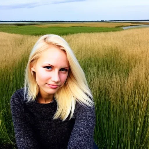 my gorgeous, blond girlfriend lives among the coastal fens of Denmark