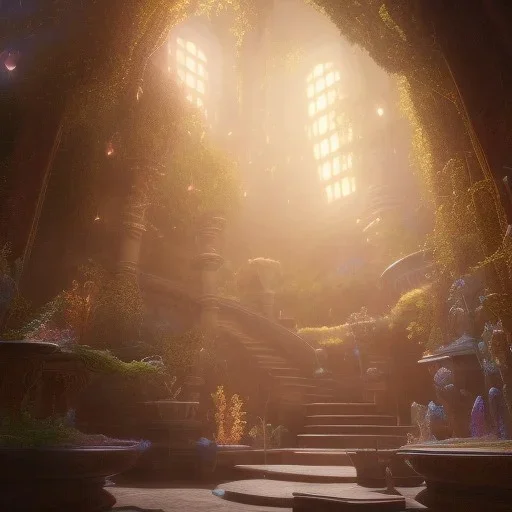 The magic god, mysterious, soft lighting, unreal engine 5 volumetric lighting, intricate details, realistic style, 8k resolution