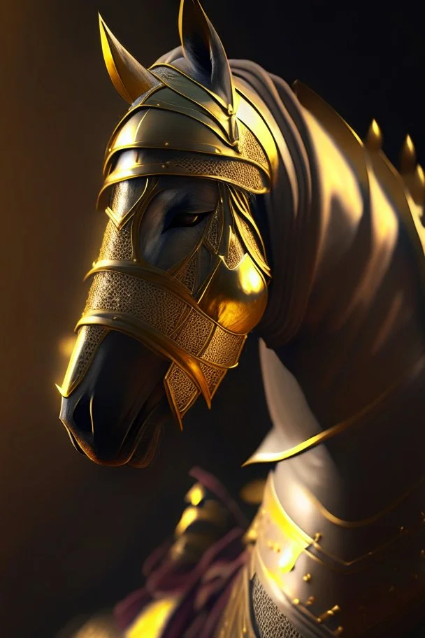 Golden arab Knight 4k