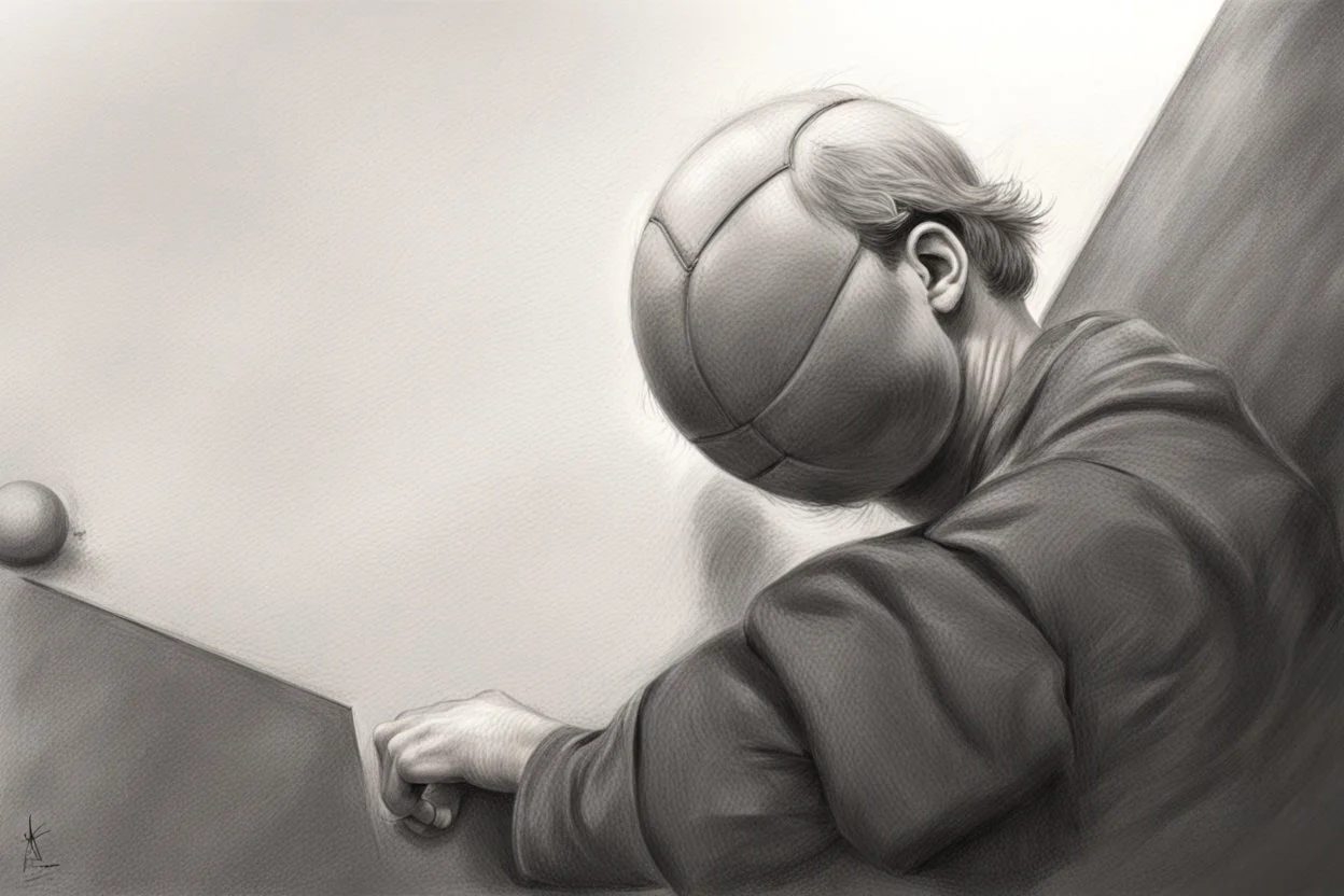 a swedish industry worker from sweden, very strong man pushing a ball,very basic sketch painting like the image i uploaded, lead pencil
