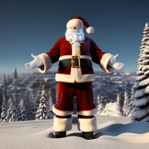 Santa Claus, ultra graphics,RTX, TXXA, SSAO, High quality,hyperrealistic, HDR,4k