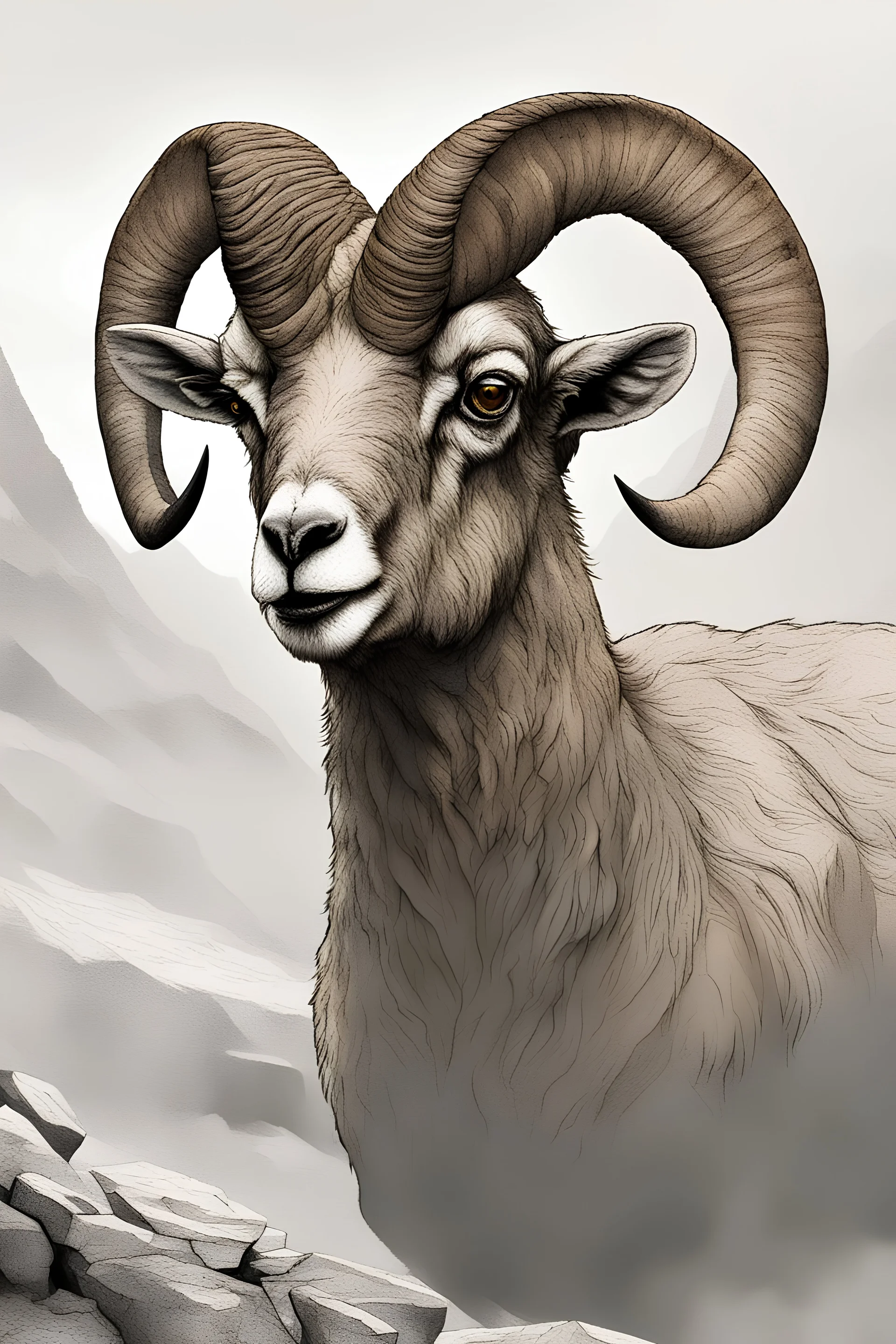 zombie face terror bighorn sheep