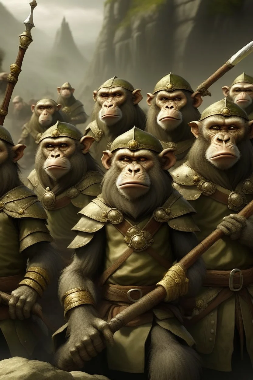 monkey army fantasy medival