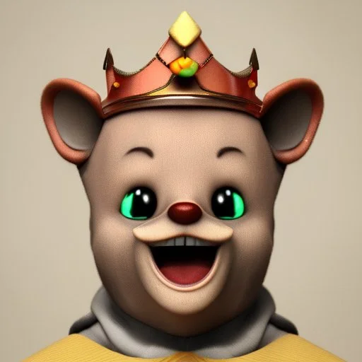 King cheerful 3D cute