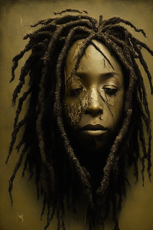 ethiopian dreadlock kintsugi face albumart