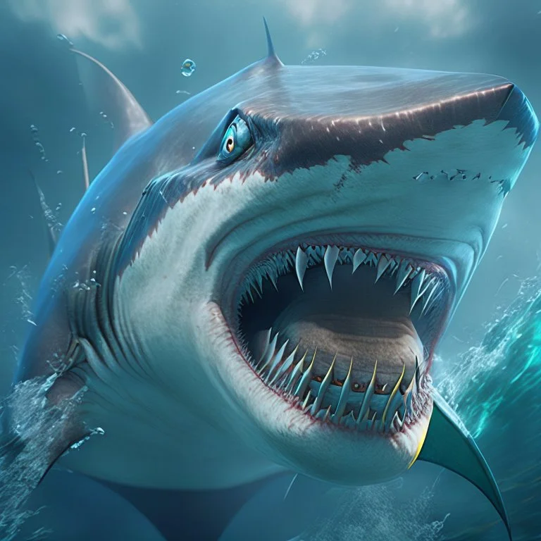 shark as a supervillain, 8k resolution, photorealistic, ultra detailed