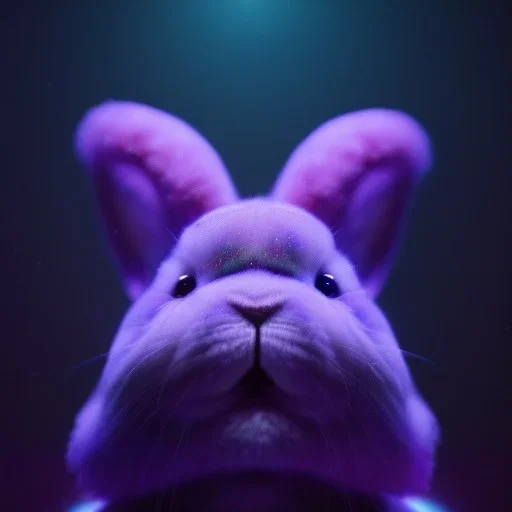 galaxies, spirals, space, nebulae, stars, smoke, iridescent, intricate detail, in the shape of a rabbit, fur on color diamond, octane render, 8k, --q 2 --ar 2:3 --uplight