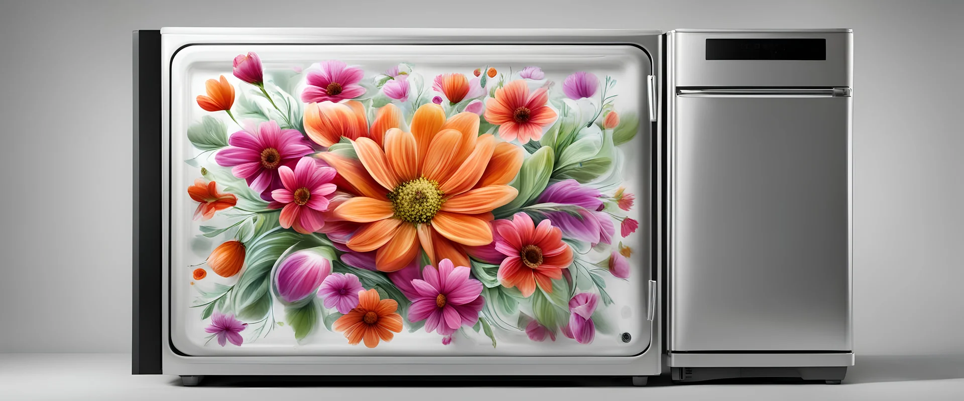 a best flower design for fridge