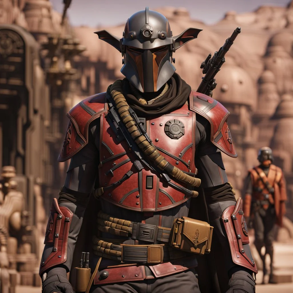 star wars bald male corellian pilot wearing pearlescent black and gunmetal grey First Order special forces heavy assault stealth commando armor and helmet with gold trim inside the jedi temple, hyperdetailed, dynamic lighting, hyperdetailed background, 8k resolution, volumetric lighting, light skin, fully symmetric details