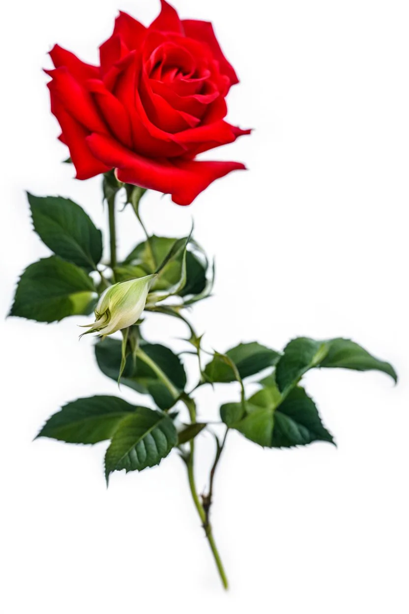 roses in clear vase, photograph