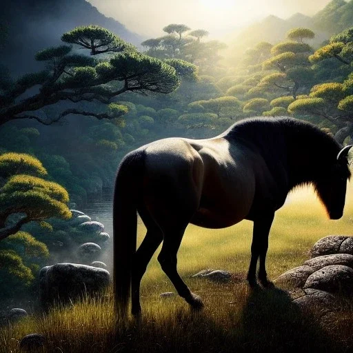 Ultra detailed fullbody Portrait in oil on canvas of Ghost Of Tsushima scenery,intense stare,extremely detailed digital painting, extremely detailed face,crystal clear Big eyes, mystical colors ,perfectly centered image, perfect composition, rim light, beautiful lighting,masterpiece,8k, stunning scene, raytracing, anatomically correct, in the style of robert e howard and Ken Kelley and Ohrai Noriyoshi and Simon Bisley and tomzj1