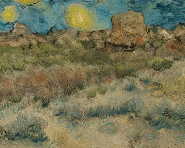 Portrait of Texas by Van Gogh