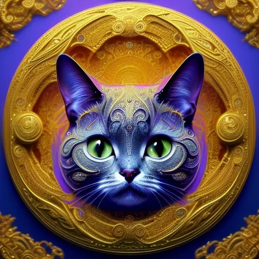 3d cute cats, beautiful rich, detailed yin and yang symbol, shiny, intricate, gorgeous, ultrafine detail, hyperrealism, trending , sharp focus, intricate details, highly detailed, glowing, glitter, complementary colours