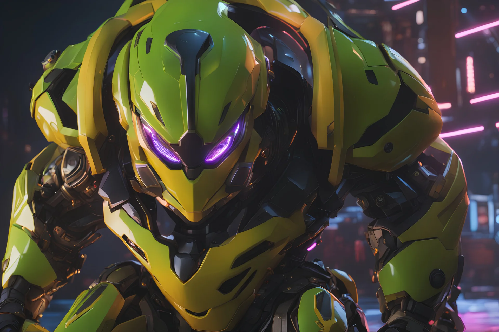 orisa in 8k anime cgi artstyle, venom them, neon effect, close picture, rain, apocalypse, intricate details, highly detailed, high details, detailed portrait, masterpiece,ultra detailed, ultra quality