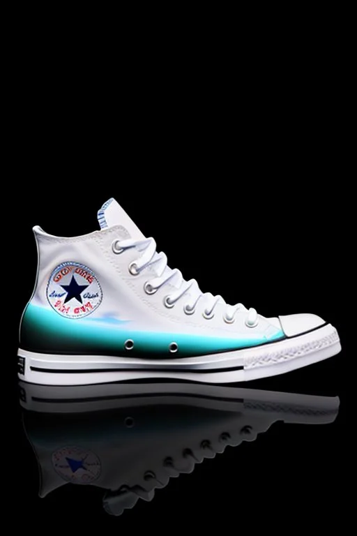 An anime converse sneaker