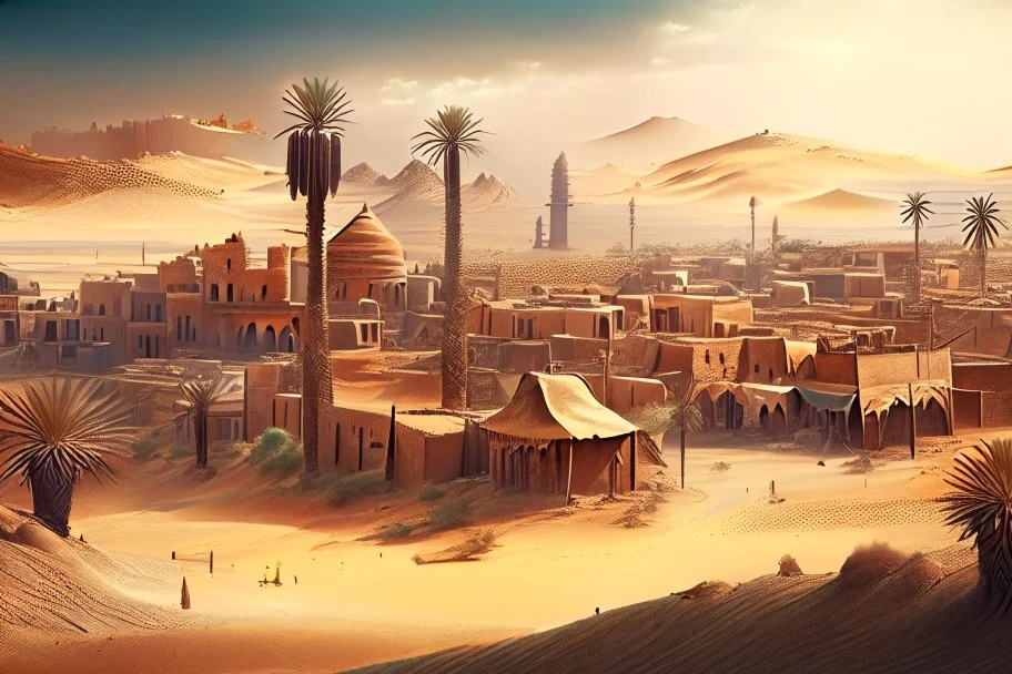 town in a desert