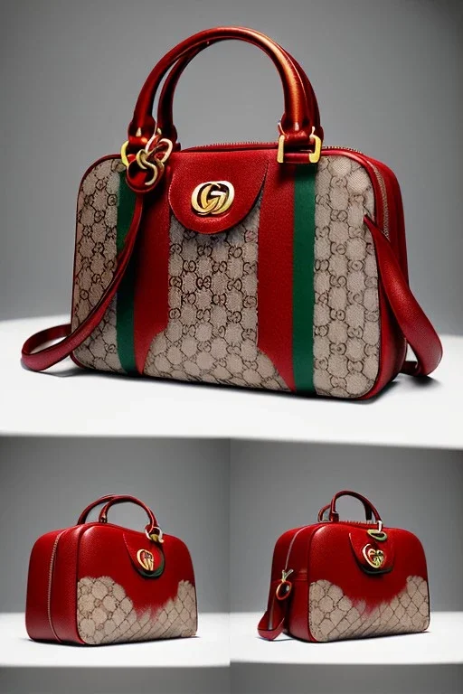 Gucci bag made by muppet face, Sesame Street style, retro style, photo studio, unreal engine 5, god lights, ray tracing, RTX, lumen lighting, ultra detail, volumetric lighting, 3d.