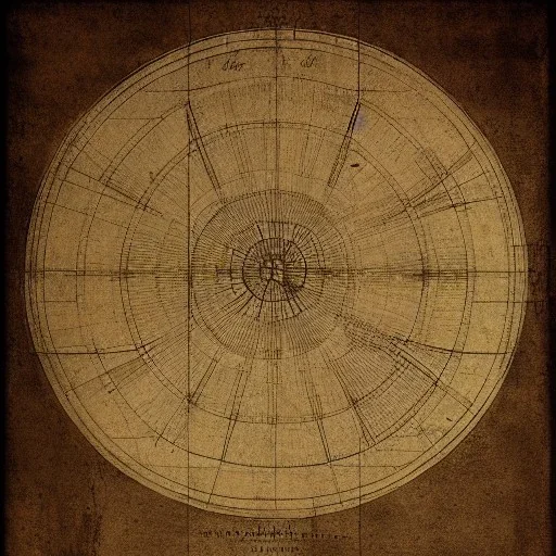 Blueprint from a human, by Leonardo Da Vinci, 4k