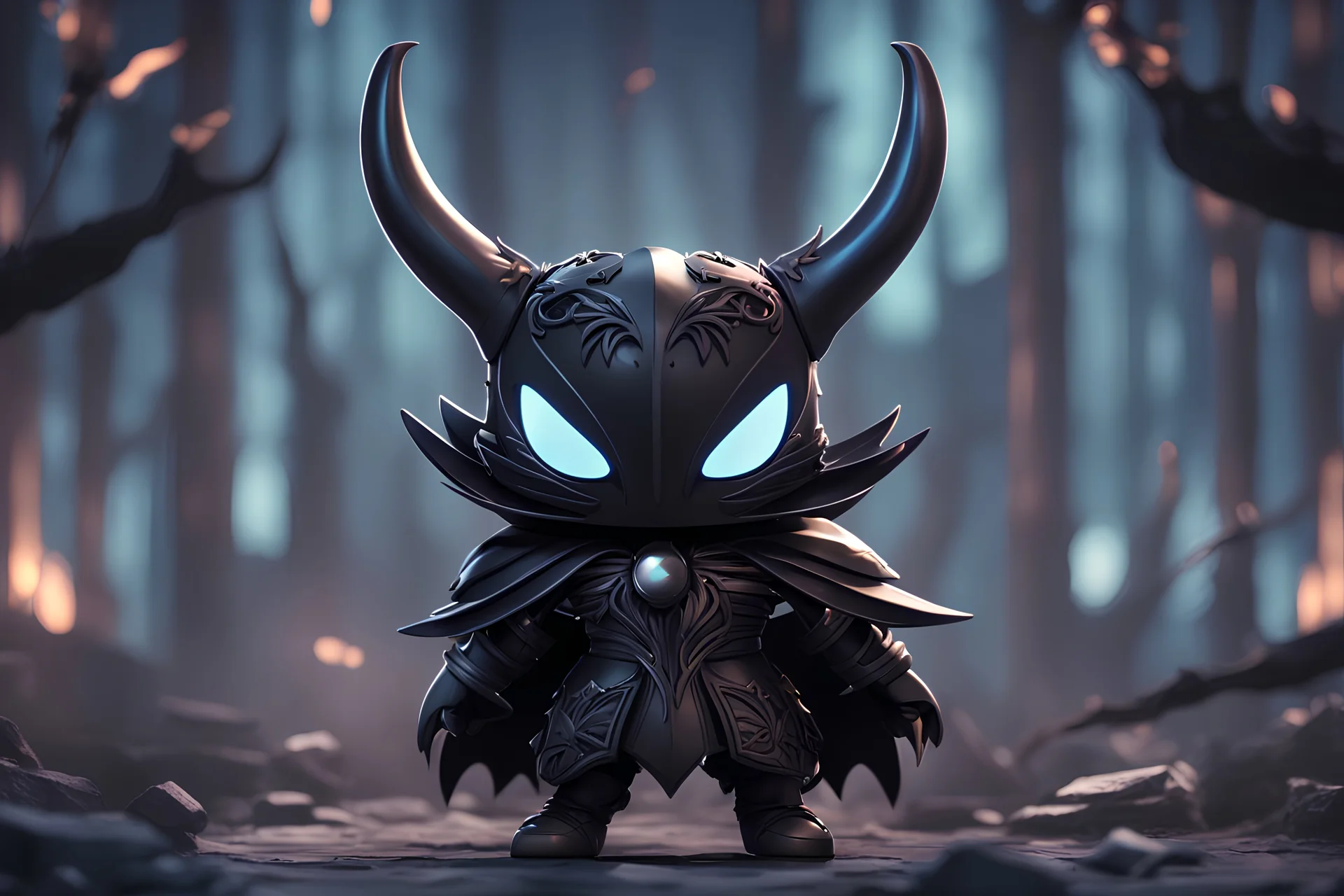 Chibi Hollow knight venom in 8k solo leveling shadow artstyle, in the style of fairy academia, hollow knight them, mask, close picture, neon lights, intricate details, highly detailed, high details, detailed portrait, masterpiece,ultra detailed, ultra quality