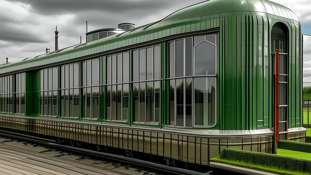 GWR streamlined railcar train