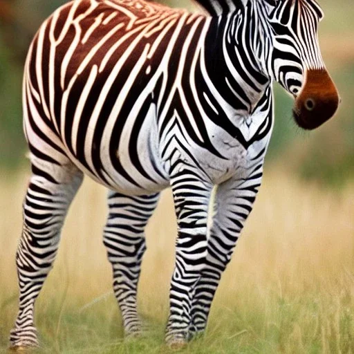  female zebra with lipstick