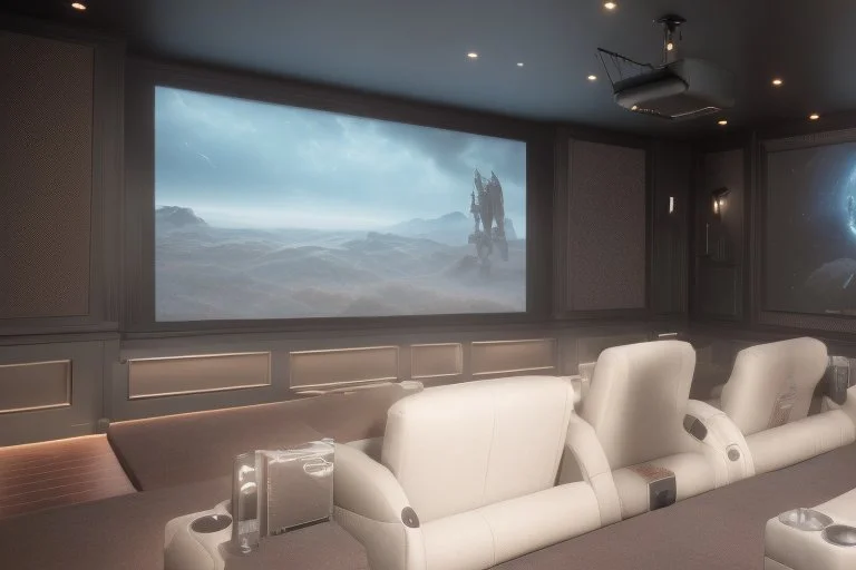 a dedicated home cinema room