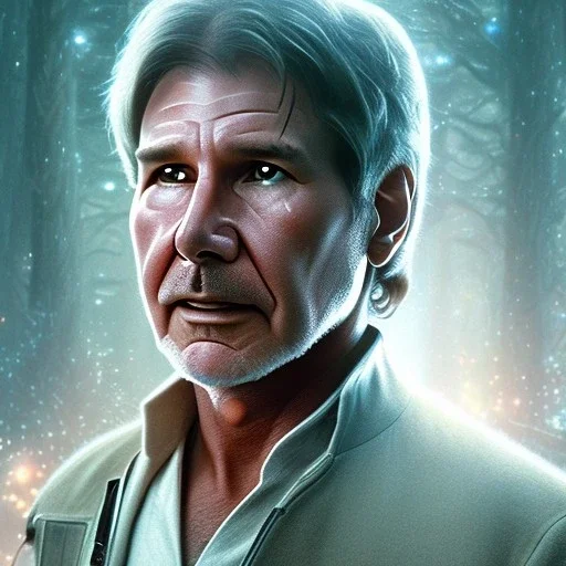 transparent portrait of harrison ford as han solo, cinematic lighting, photorealistic, ornate, intricate, realistic, detailed, volumetric light and shadow, hyper HD, octane render, unreal engine insanely detailed and intricate, hypermaximalist, elegant, ornate, hyper-realistic, super detailed --v 4