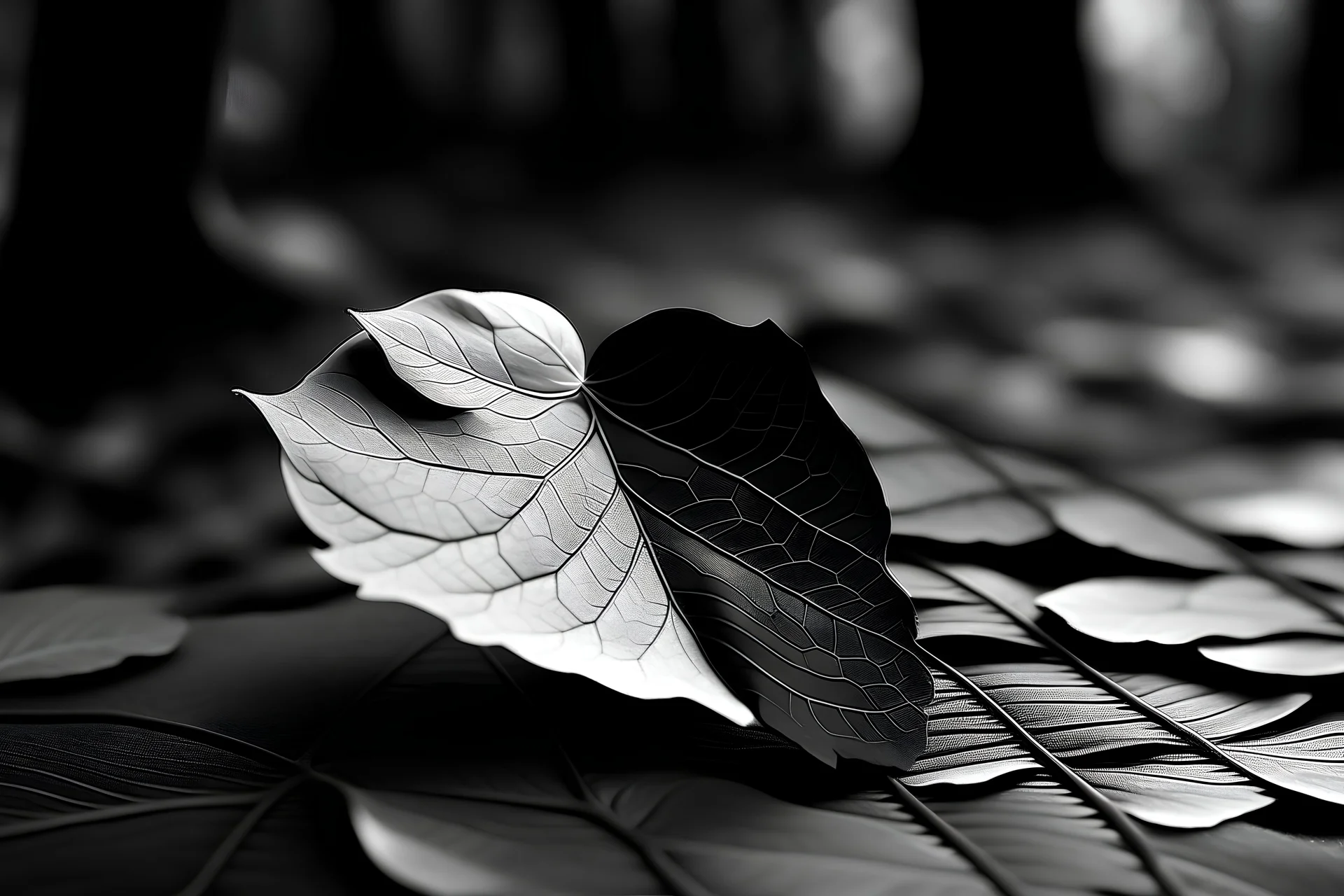 love, black and white