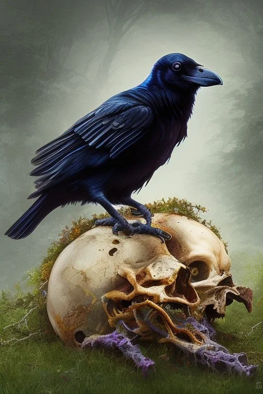 Dead nature. Raven