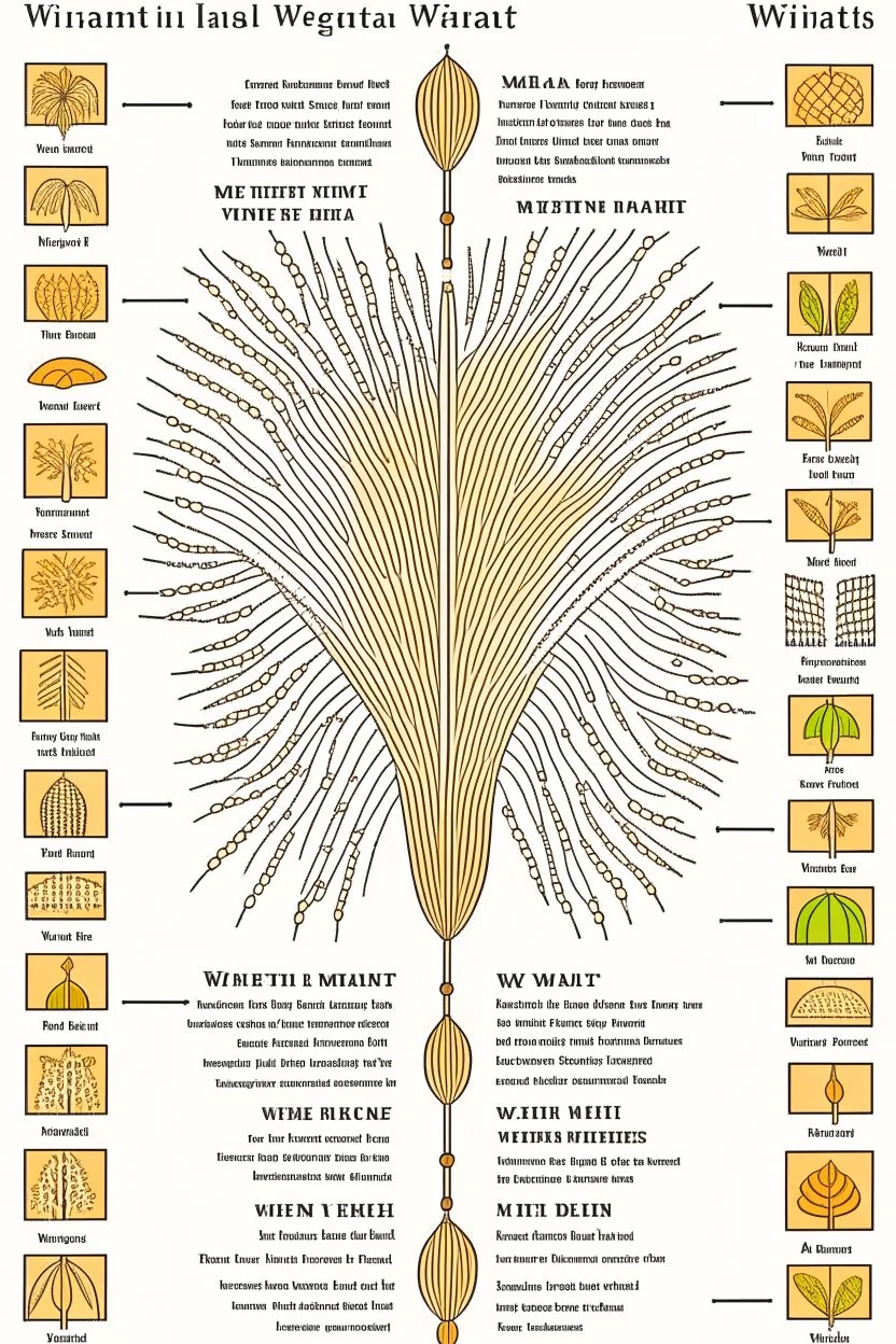 Wheat mind map for interior design