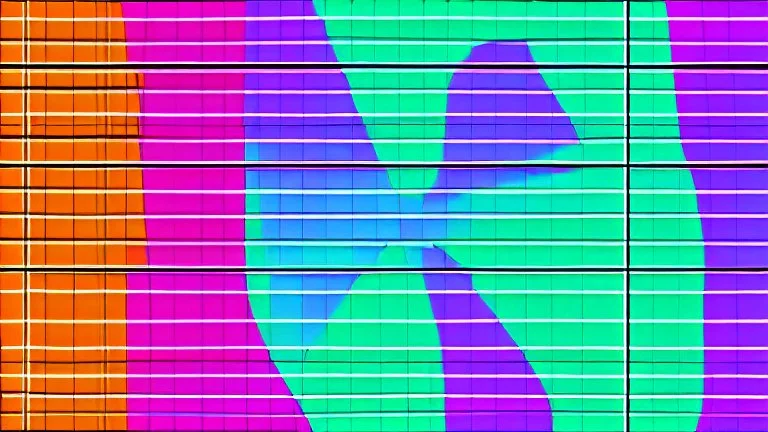 colorful graph showing eighty twenty split