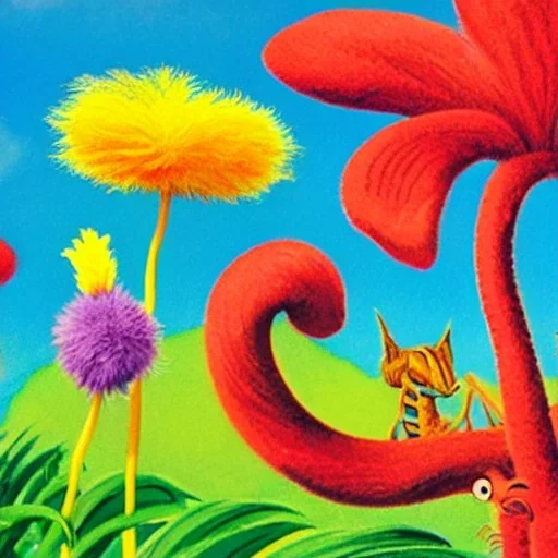 Flowers and Animals by Dr seuss