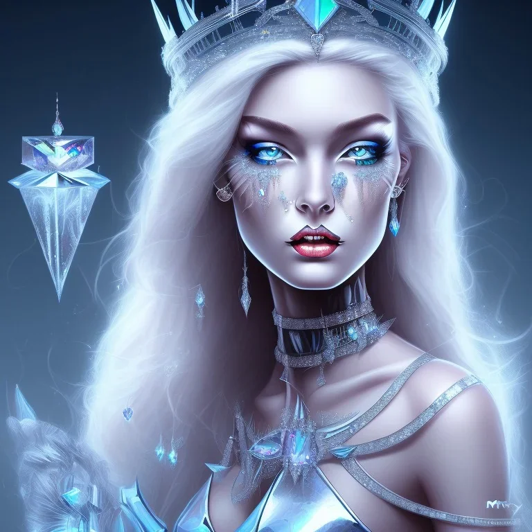 Ice crystal black queen full image