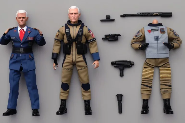 Mike pence G.i. joe toy doll space force uniform