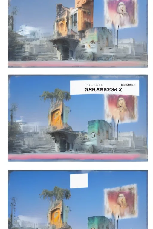 Image restoration and graphic transfer style