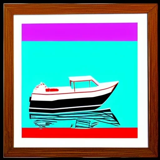 boat pop art