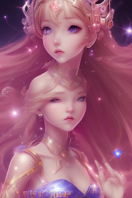 3d Anime princess of stars