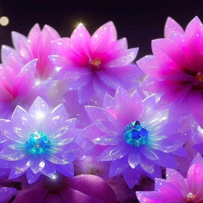 one big crystal subtle flower in a galactic ambiance with a very little beautiful fairy, transparent petals, delicate colors, in the foreground, full of details, smooth, bright sunshine,soft light atmosphere, light effect,vaporwave colorful, concept art, smooth, extremely sharp detail, finely tuned detail, ultra high definition, 8 k, unreal engine 5, ultra sharp focus