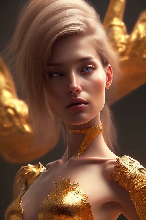 photo of a gorgeous female in the style of stefan kostic, realistic, half body shot, sharp focus, 8 k high definition, insanely detailed, intricate, elegant, art by stanley lau and artgerm, extreme bokeh foliage