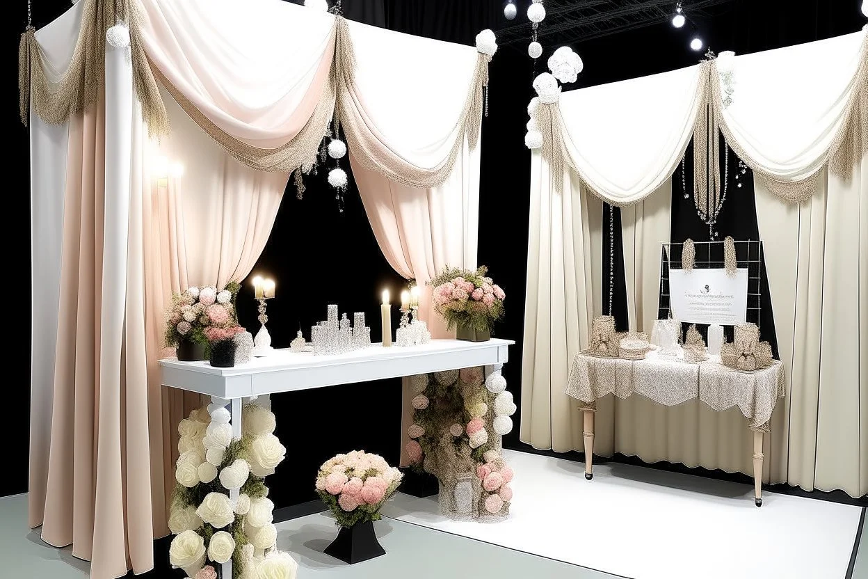 Elevation wedding accessories booth 2d