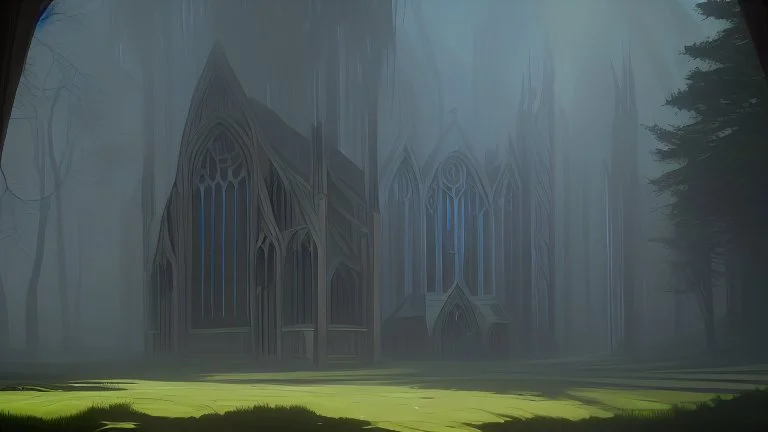 cathedral in the forest