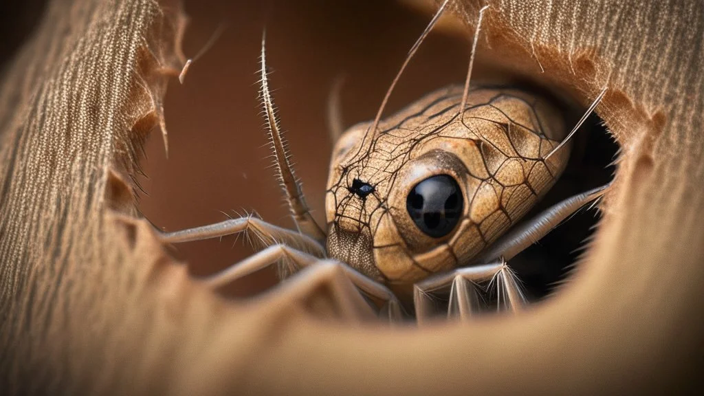 spider hatch emerging from my ear