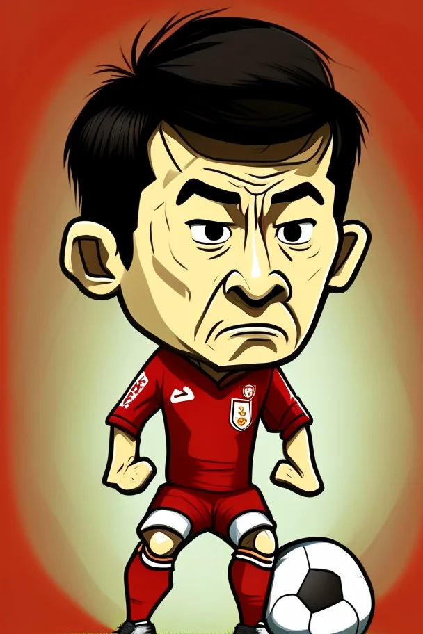 Hwang Hee-chan Footballer cartoon 2d