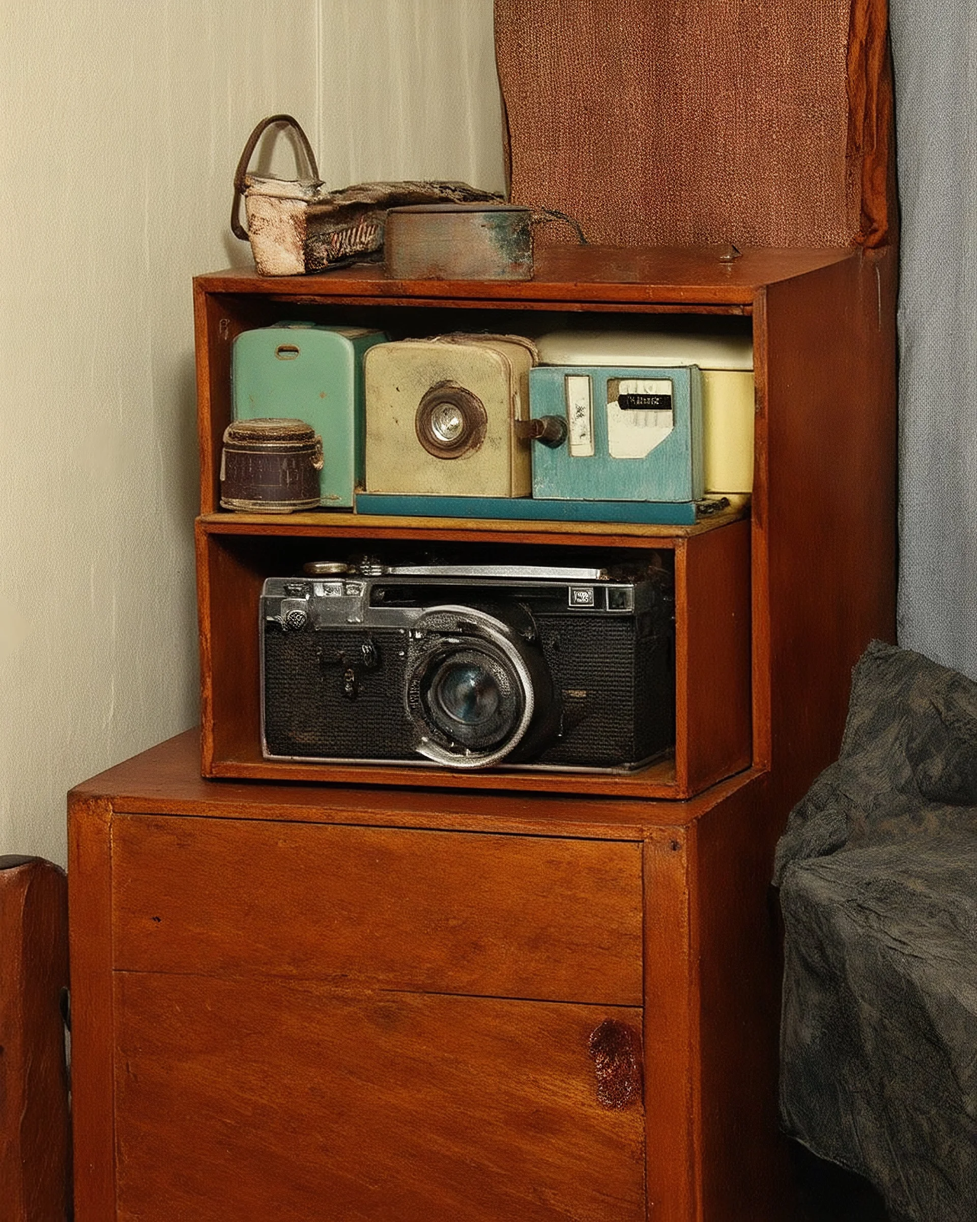 Very old stuff in a room, nostalgia, '50 style