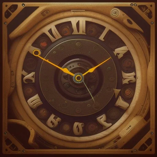 Steampunk clock face,steampunk center composition, ultra realistic, shiny, smooth, studio quality, octane render, Surrealism, Triadic colour scheme,glow-stick, ambient lighting,nightclub lighting, polaroid, 100mm, --ar 1:1 --v4