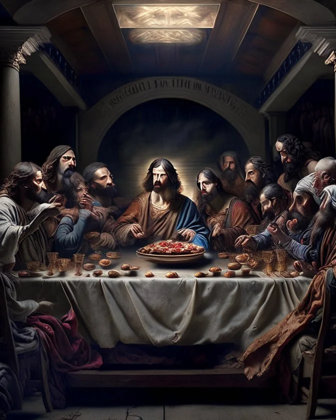 Human version of the Last Supper