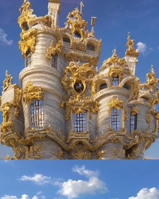 A baroque castle in the sky