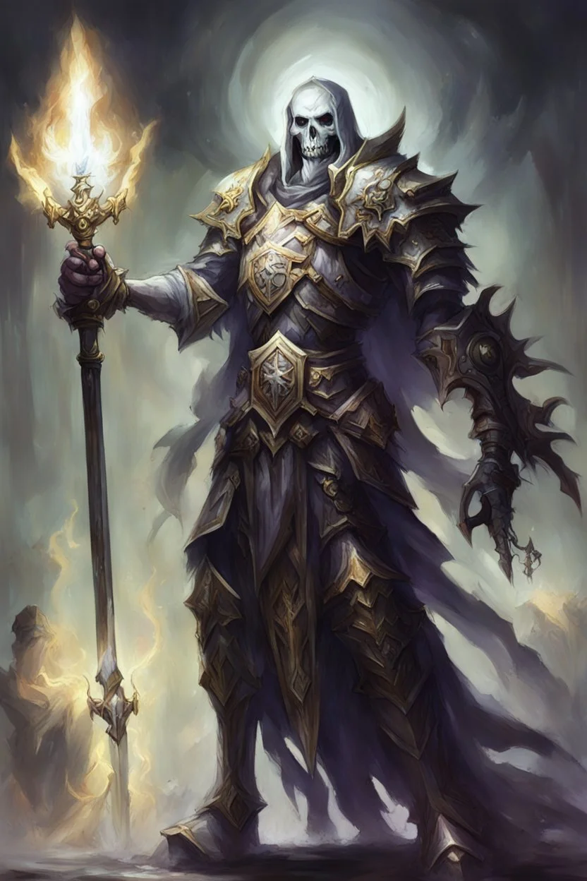 undead paladin serving a light god